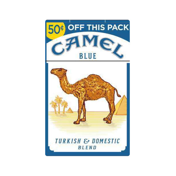 CAMEL $1 OFF BLUE BOX