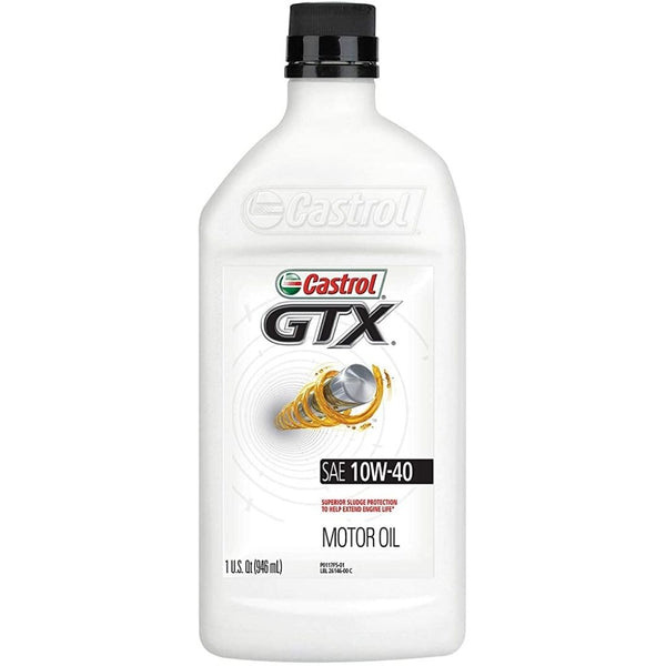 CASTROL GTX MOTOR OIL 10W-40 6/1QT