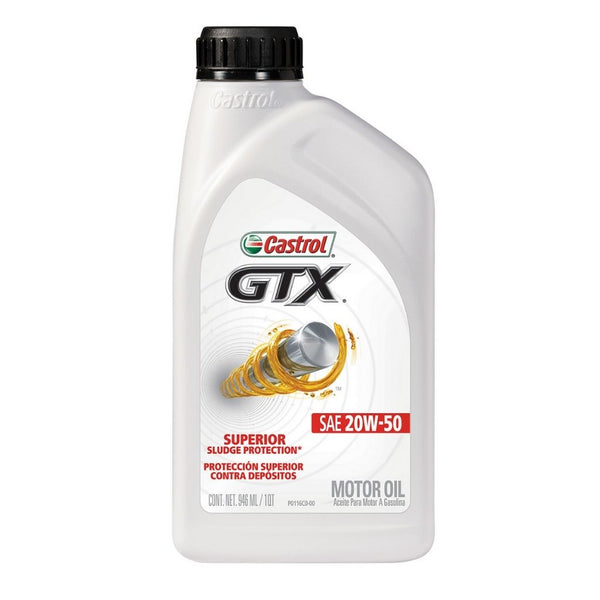 CASTROL GTX MOTOR OIL 20W-50  6/1QT
