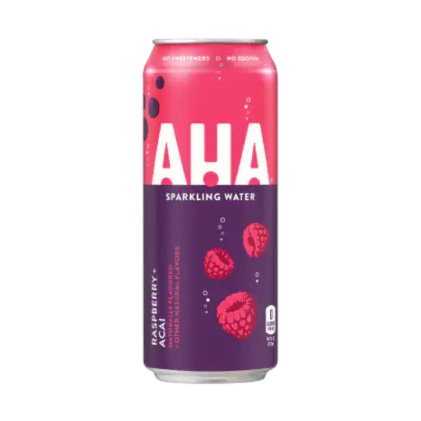 AHA SPARK WATER RASPBERRY ACAI 24/16OZ