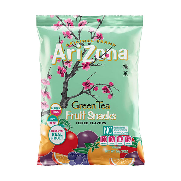 ARIZONA FRUIT SNACKS GREEN TEA 12/5OZ