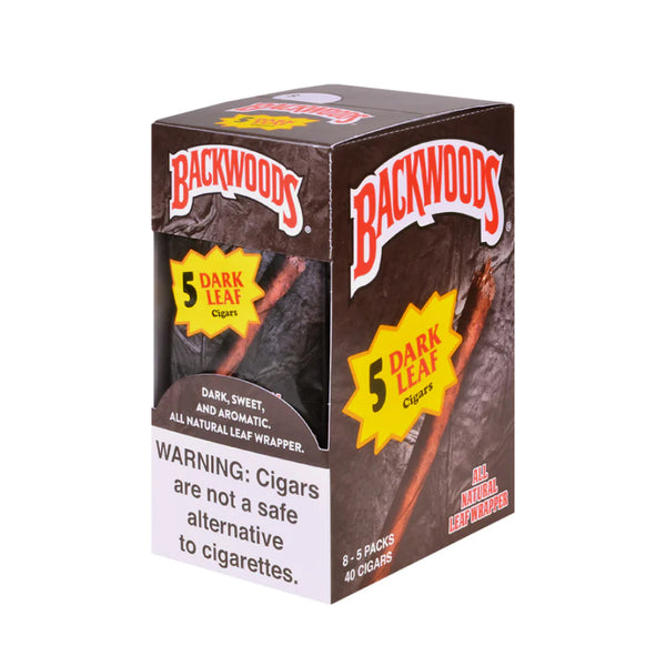 BACKWOODS 8/5CT DARK LEAF