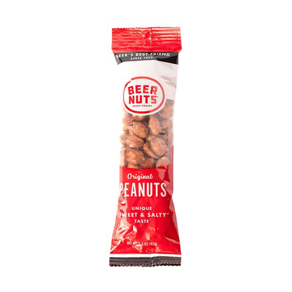 BEER NUT 12/1.5OZ TUBE PEANUTS