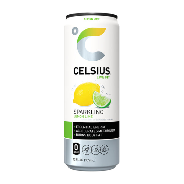 CELSIUS 12/12OZ LEMON LIME