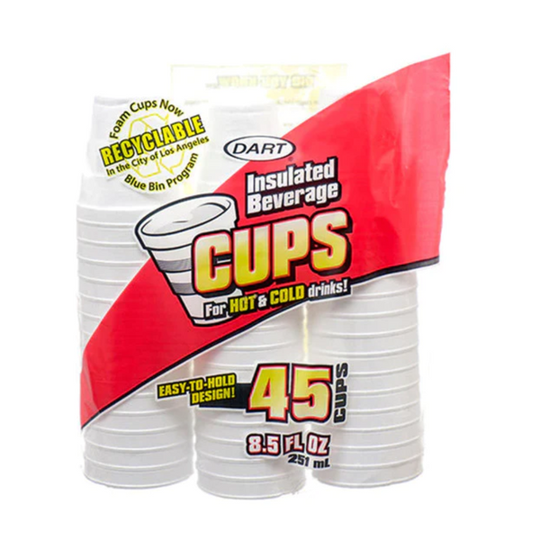 DART FOAM CUPS 24/45/8.5OZ