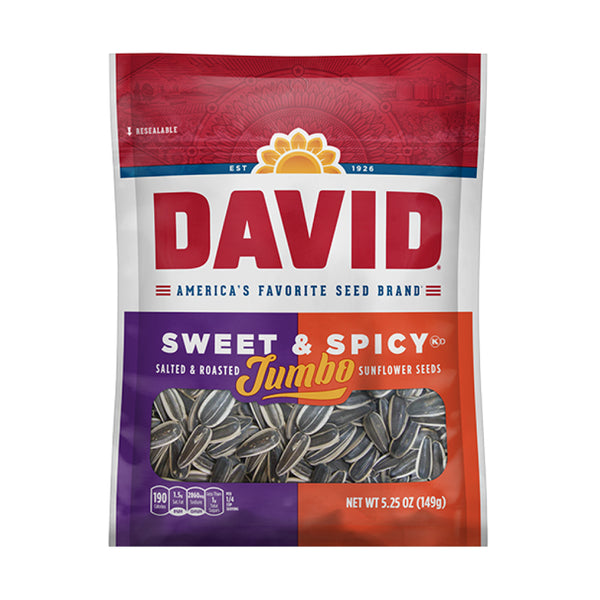 DAVID SUNFLWR 12/5OZ SWEET SPICY