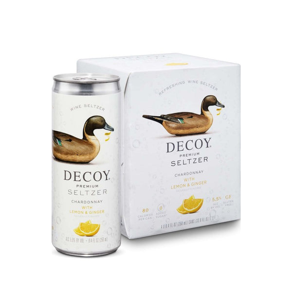 DECOY SELTZER CHARDONNAY LEMON 24/8.4OZ