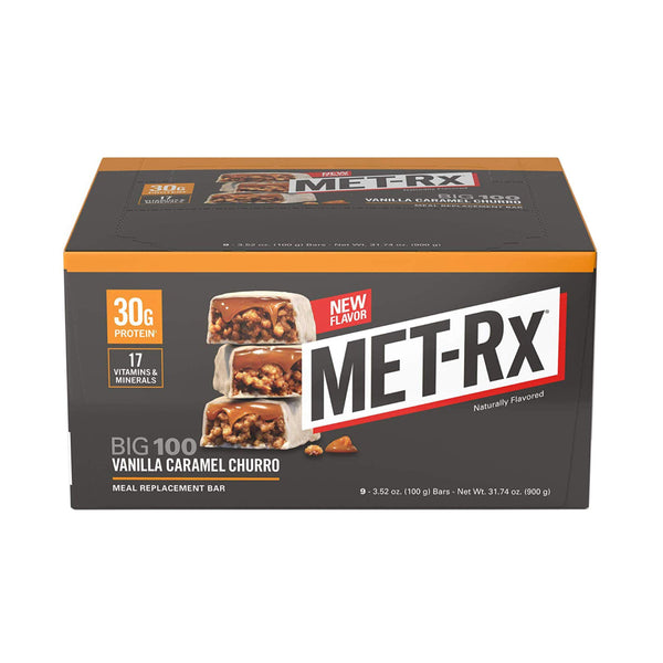 MET-RX VANILLA CARAMEL CHURRO 9CT