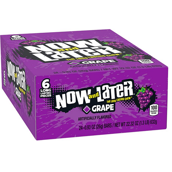 NOW&LATER 24/0.93OZ GRAPE