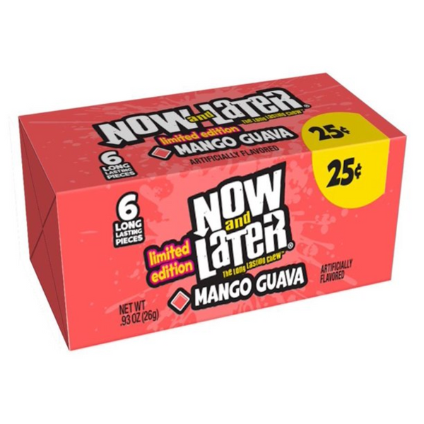 NOW&LATER 24/0.93OZ MANGO GUAVA