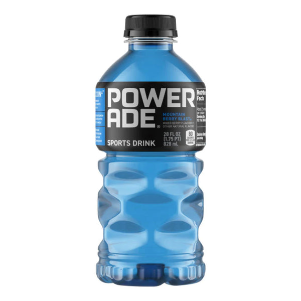 POWER ADE 15/28OZ BLUE