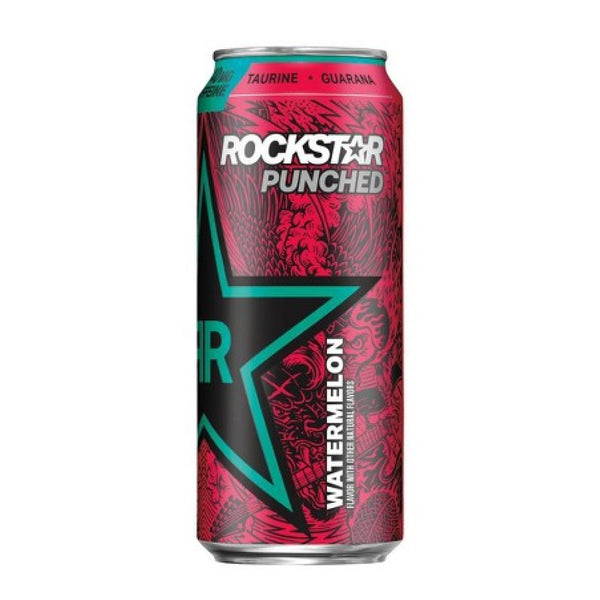 ROCKSTAR 24/16OZ PUNCHED WATERMELON