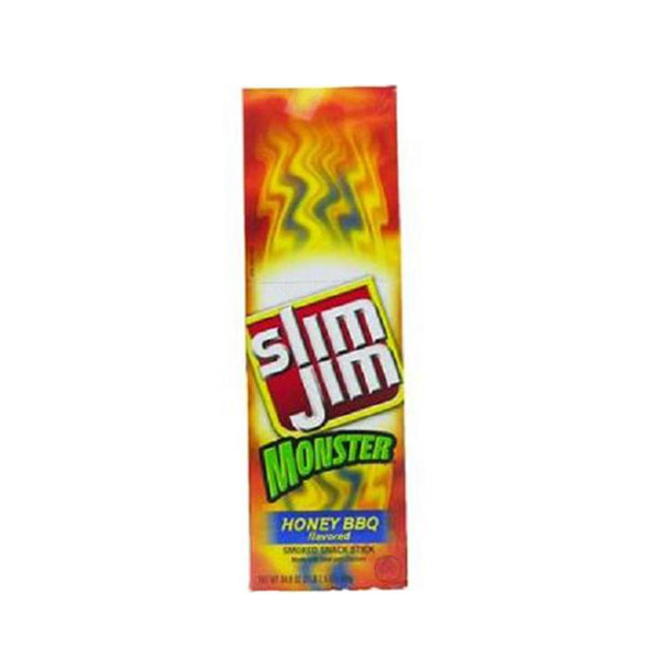 SLIM JIM MONSTER HONEY BBQ 18/1.9OZ