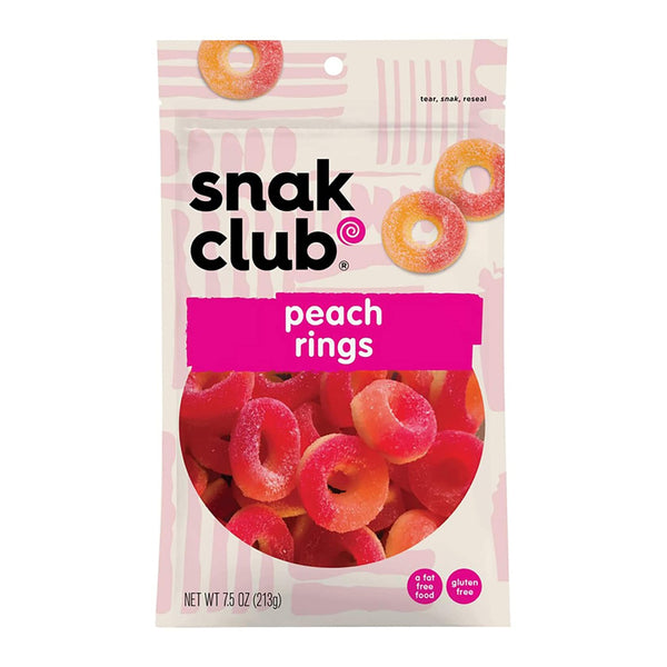 SNAK CLUB PEACH RING 12/2.75