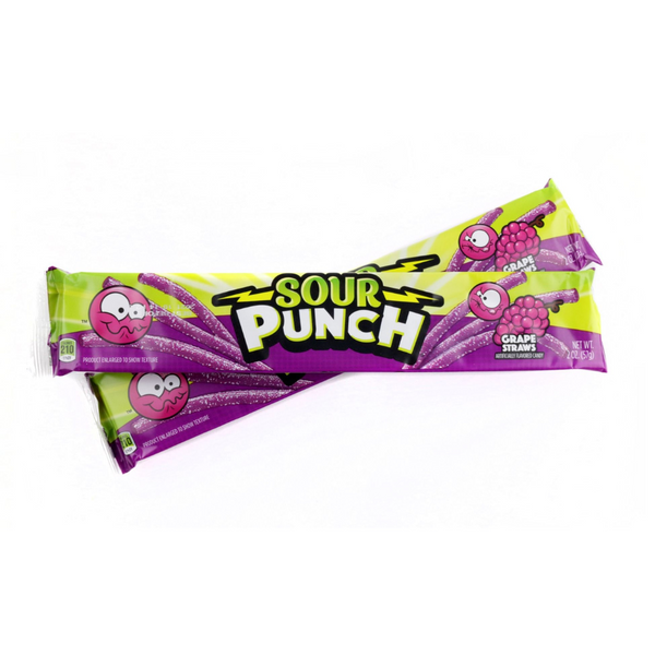 SOUR PUNCH 24/2OZ GRAPE