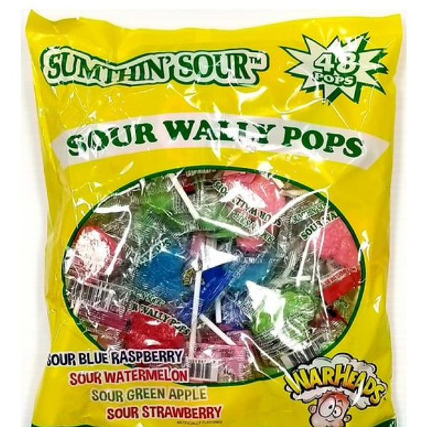 SOUR WALLY POPS 48CT