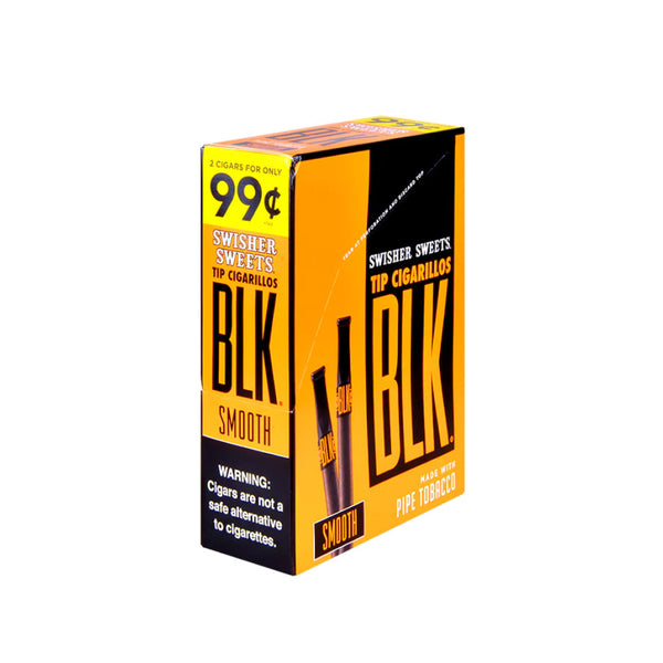 SWISHER BLK 15/2CT SMOOTH