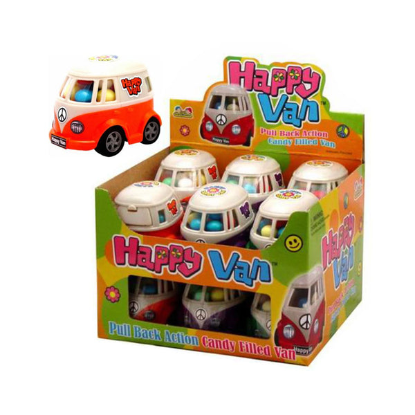 TOY CANDY HAPPY VAN 12CT