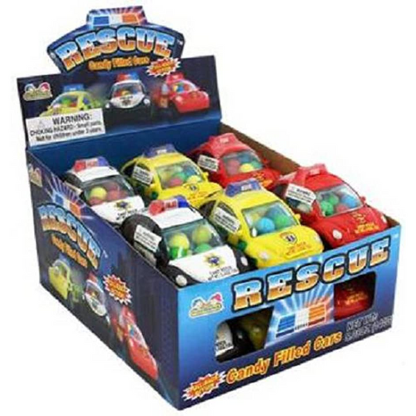 TOY CANDY RESCUE CAR 12CT