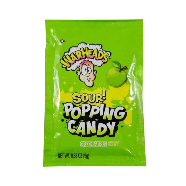 WARHEADS 20CT POP CANDY GREEN APPLE