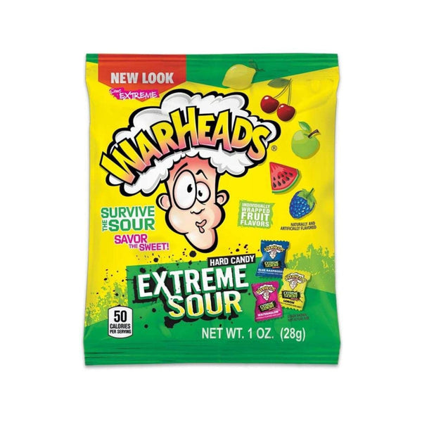 WARHEADS EXTREME SOUR 12/1OZ