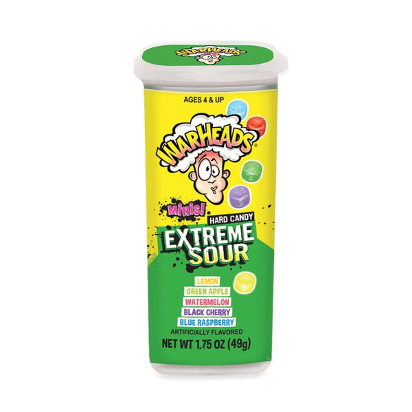 WARHEADS EXTREME SOUR MINI 18CT