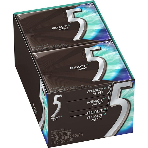 5 GUM REACT MINT 10/15CT