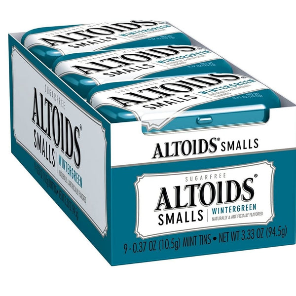 ALTOIDS SMALLS WINTERGREEN 9/1.2OZ