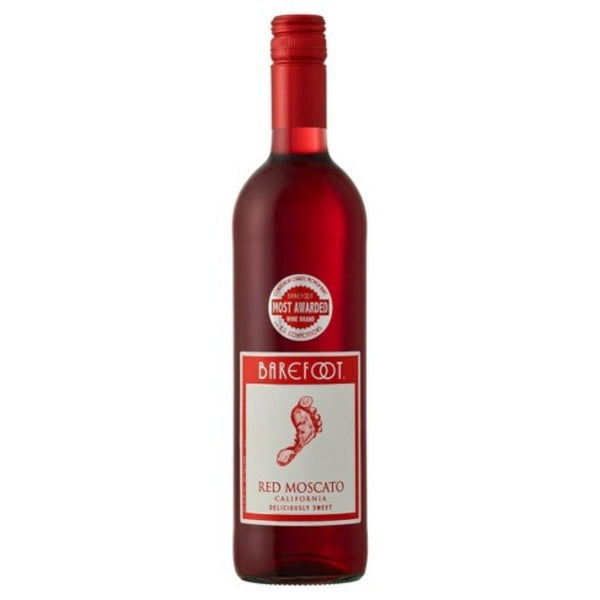 BAREFOOT BUB 750ML RED MOSCATO