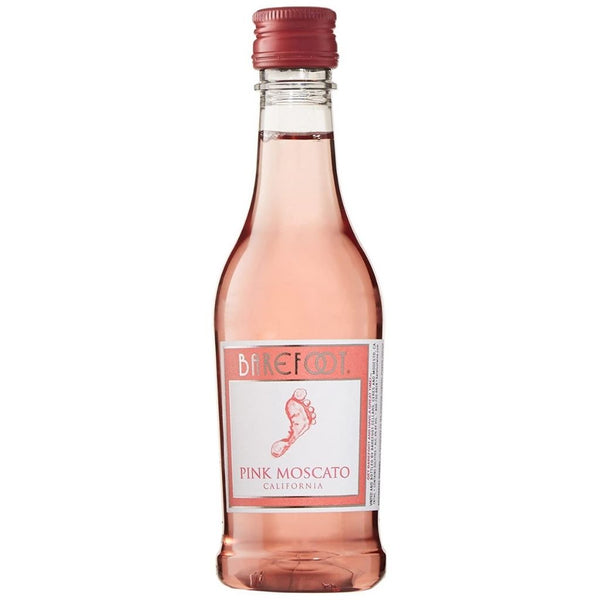 BAREFOOT 24/187ML PINK MOSCATO