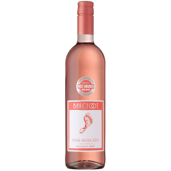 BAREFOOT 750ML PINK MOSCATO