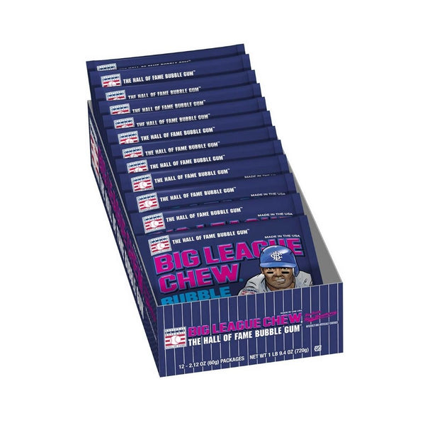 BIG LEAGUE CHEW BLUE R.BERRY 12/2OZ