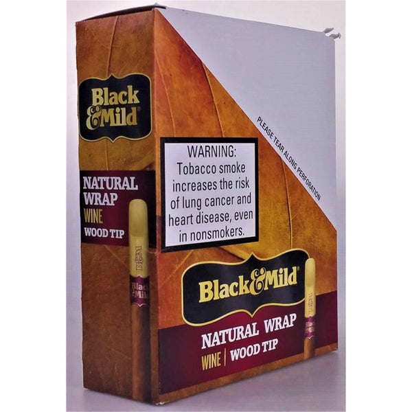 BLACK&MILD WRAP 15CT WOOD