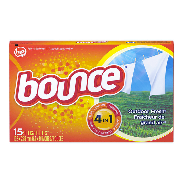 BOUNCE FAB SOFT SHEETS 15/15CT