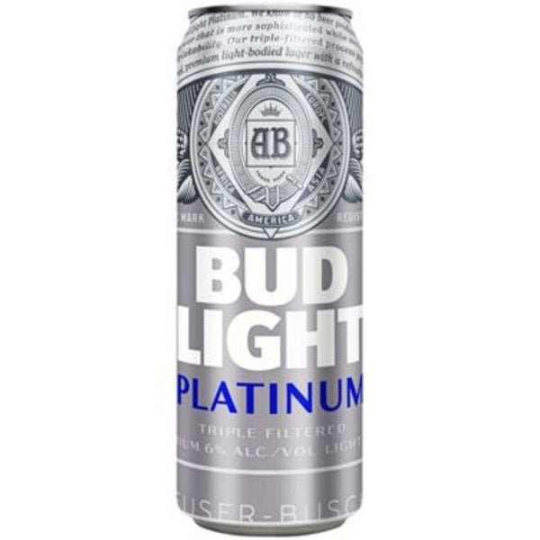 BUD LIGHT 15/25OZ PLATINUM