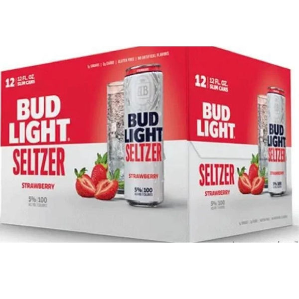 BUD LIGHT SELTZER 24/12OZ(2/12) STRAWBERRY