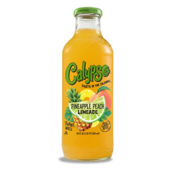 CALYPSO LEMONADE 12/16OZ LIME PINEAPPLE PEACH