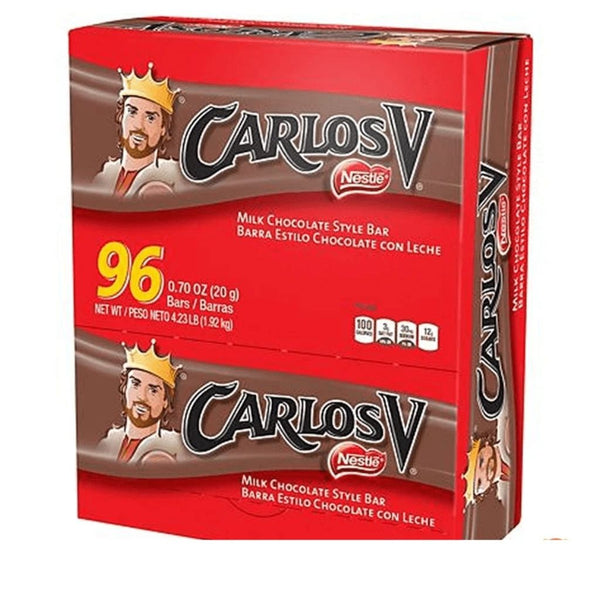 CARLOS V CHOCOLATE BAR 96CT