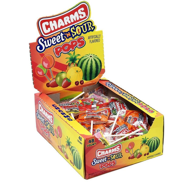 CHARMS 48CT SWEET N SOUR BLOW POPS