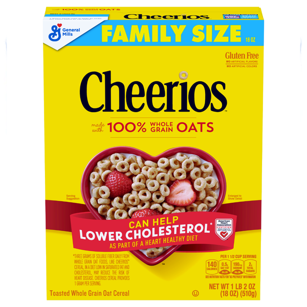 CHEERIOS CEREAL 10/18OZ