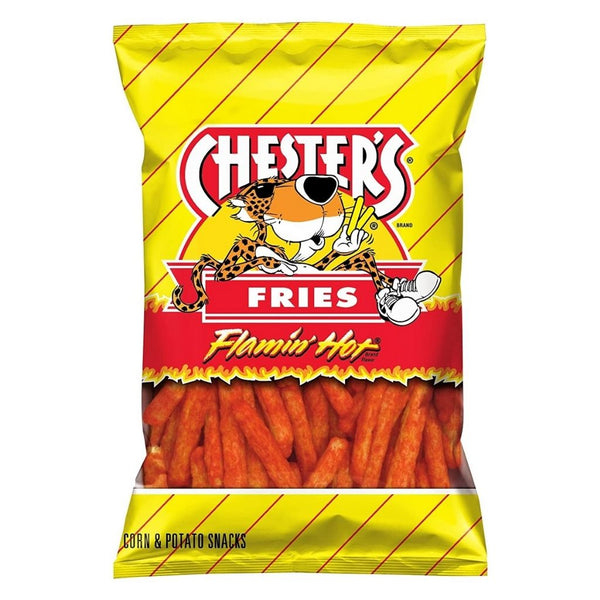 CHESTERS HOT FRIES CHIPS 28/3OZ