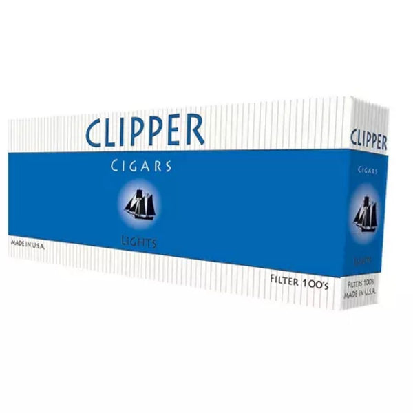 CLIPPER 100 BLUE SMOOTH BOX 10/20CT