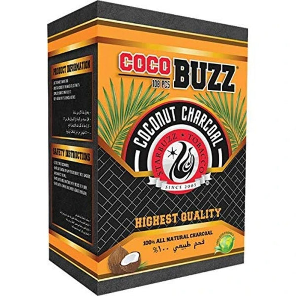 COCOBUZZ CHARCOAL 108PC/1CT