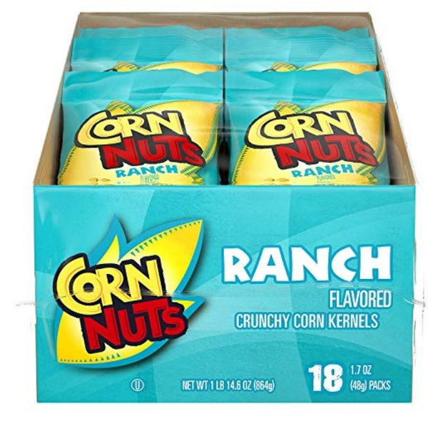 CORN NUTS 18/1.7OZ RANCH