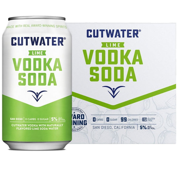 CUTWATER 24/355ML LIME VODKA SODA