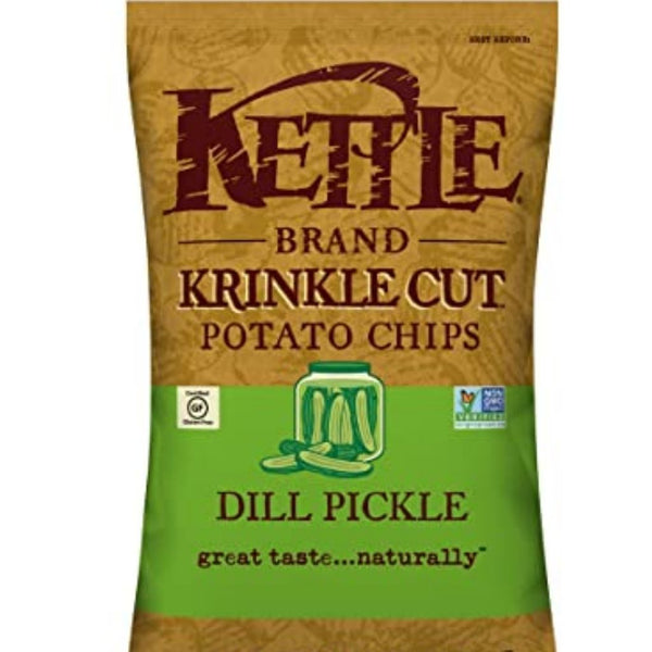 KETTLE CHIPS 6/2OZ DILL PICKLE