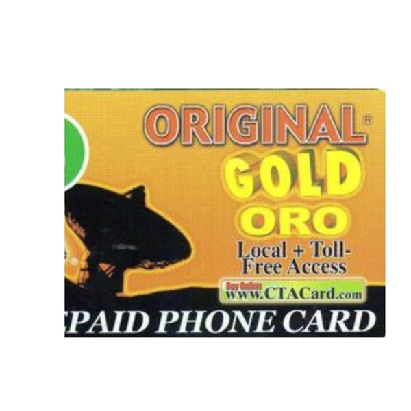 GOLD ORO $2  CARD ICT