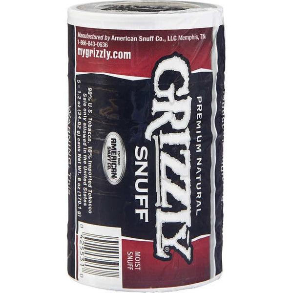 GRIZZLY SNUFF 5CT