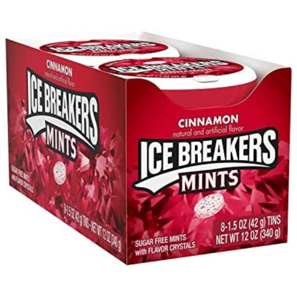 ICE BREAKER MINTS CINNAMON 8/1.5OZ