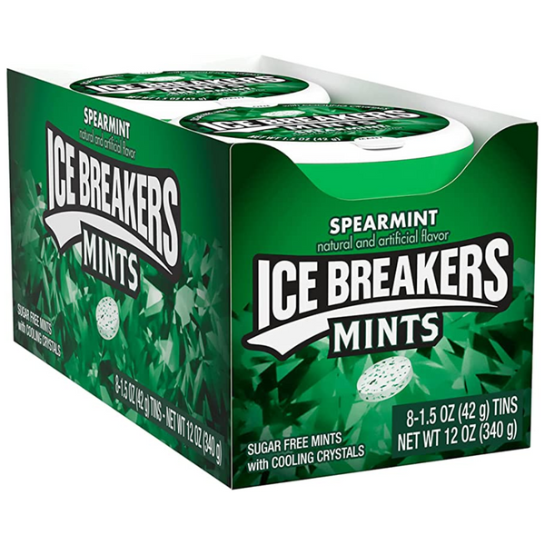 ICE BREAKER MINTS SPEARMINT 8/1.5OZ